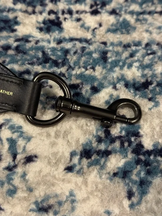 Coach Blue Leather Charlie Briefcase Bag - Picture 12 of 16